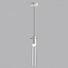 Odeon light 5058/5LB PENDANT ODL24 323 белый/прозрачный/металл/стекло Подвес LED 5W 3000K SCROW  - 4 купить